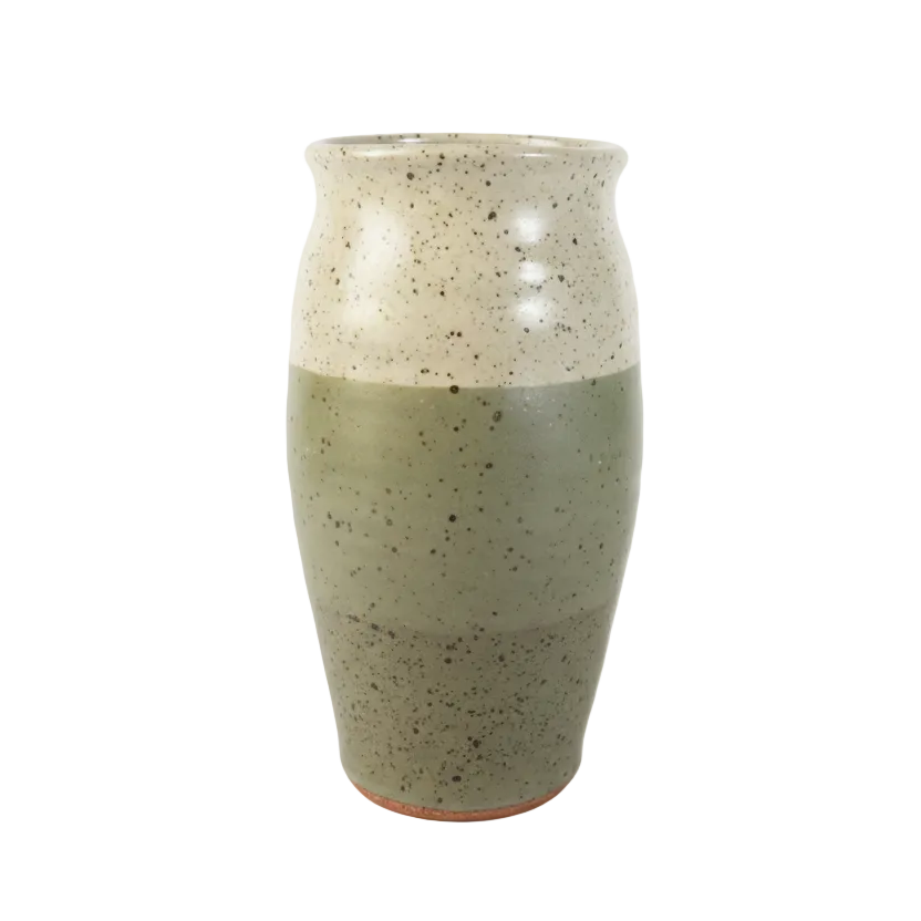 Vase (Green/White)