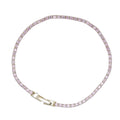 24K Gold Filled Pink Tennis Bracelet
