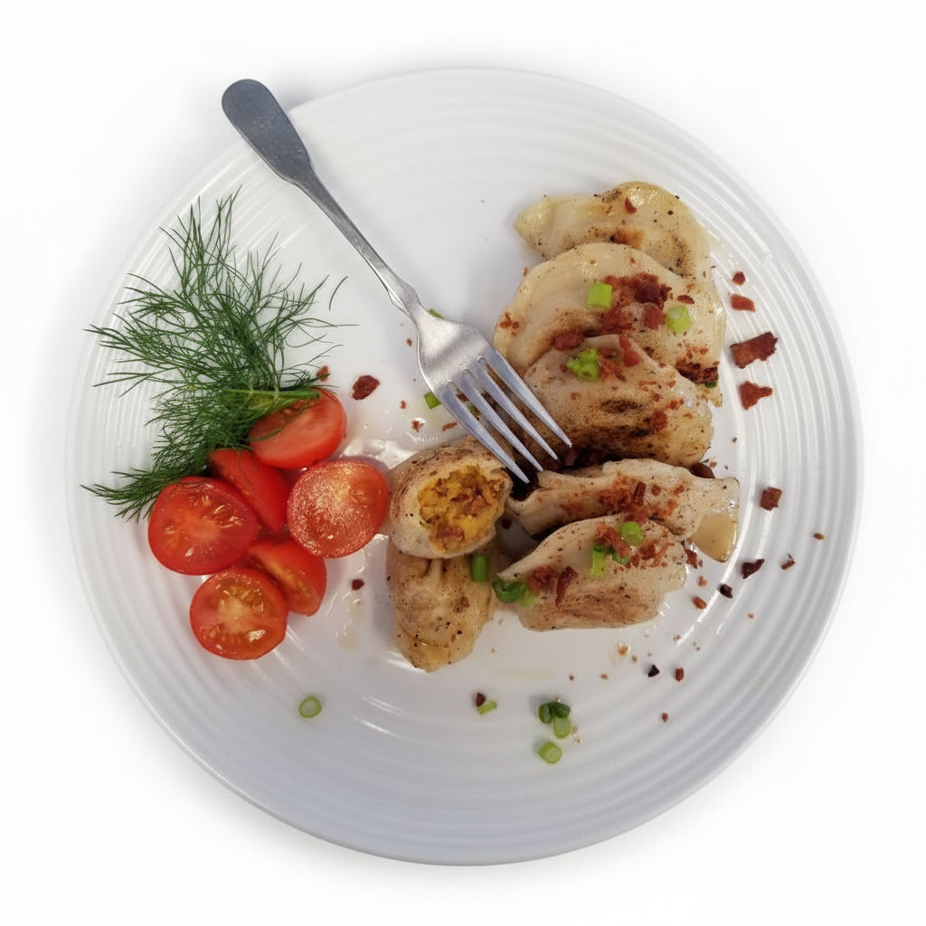 Russian Garlic Perogies